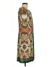 Studio One Paisley Green Casual Dress Size M - photo 4