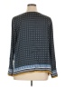 Ann Taylor 100% Polyester Gray 3/4 Sleeve Blouse Size XL - photo 2