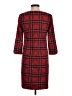 Talbots Plaid Red Casual Dress Size 2 Petite - photo 2