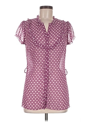 Charlotte Russe Short Sleeve Blouse (view 1)