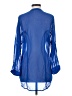 Candie's 100% Polyester Blue Long Sleeve Blouse Size S - photo 2