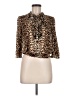 XXI 100% Polyester Animal Print Brown 3/4 Sleeve Blouse Size M - photo 1
