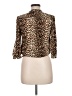 XXI 100% Polyester Animal Print Brown 3/4 Sleeve Blouse Size M - photo 2