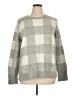 Old Navy Checkered-gingham Gray Pullover Sweater Size XL - photo 1