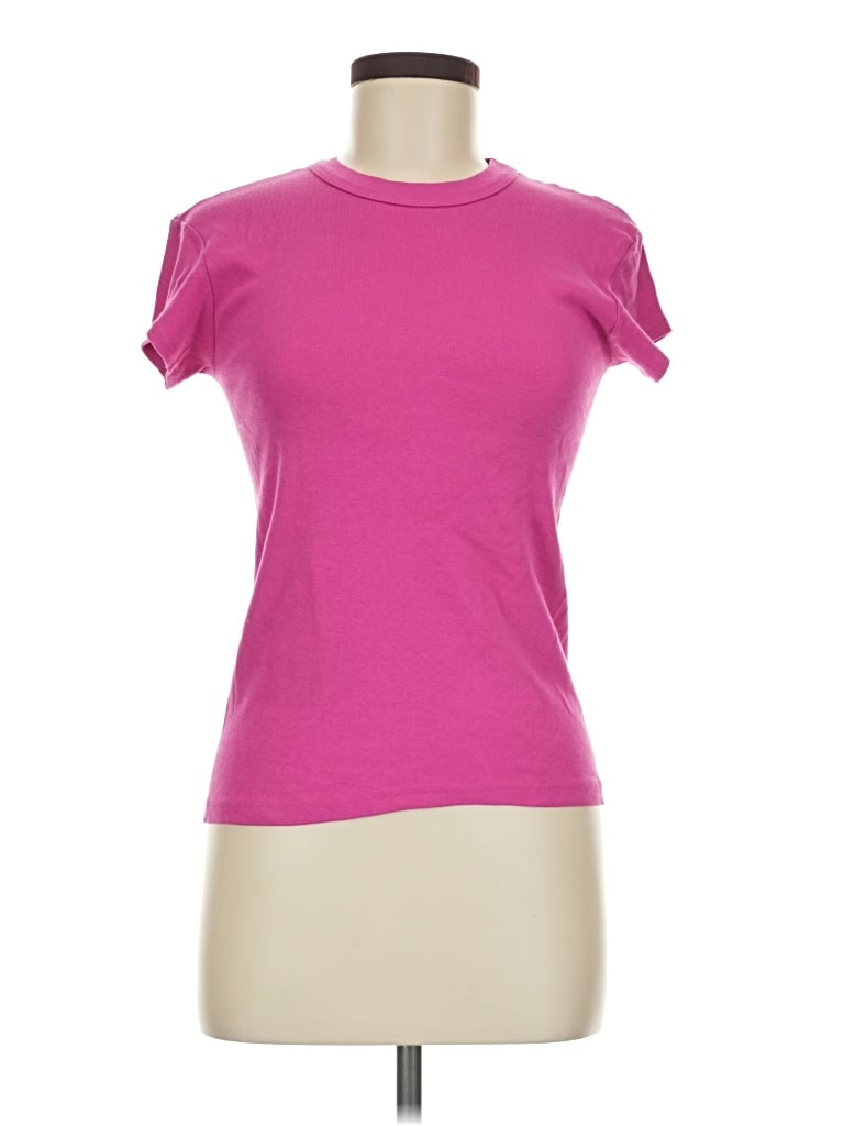 Pre-owned Michael Stars Short Sleeve T-shirt In Pink