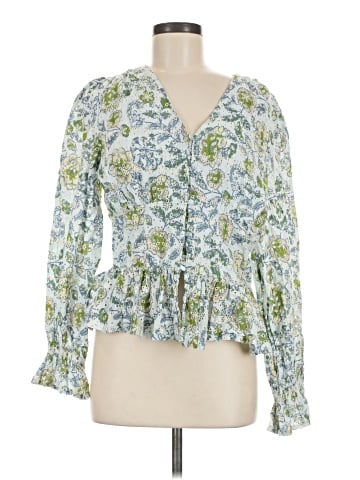 7 For All Mankind Long Sleeve Blouse (view 1)
