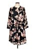 Daniel Rainn 100% Polyester Floral Black Casual Dress Size L - photo 1