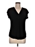 Green Envelope Black Short Sleeve Blouse Size M - photo 1