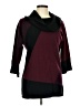 Anne Klein Burgundy Wool Pullover Sweater Size M - photo 1