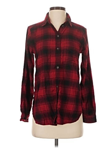 American Eagle Outfitters Long Sleeve Button-Down Shirt (view 1)