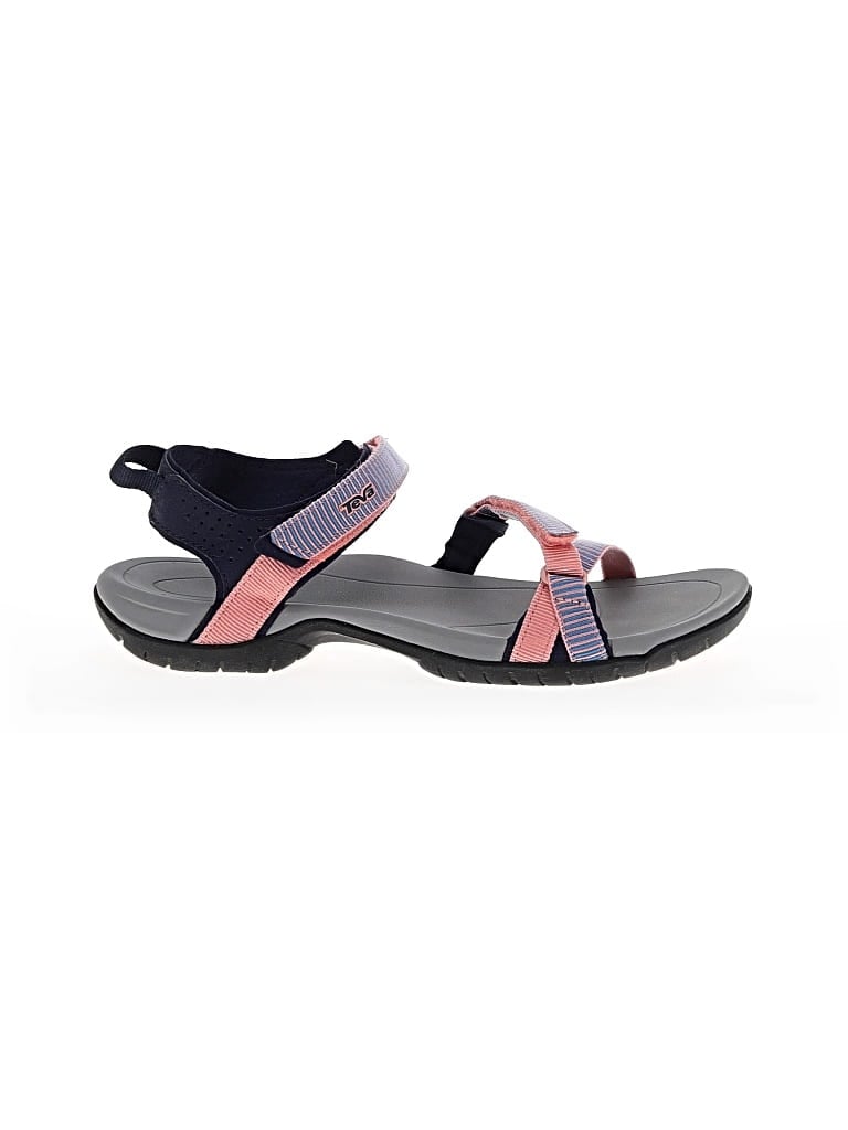 Pre-owned Teva Sandals In Gray