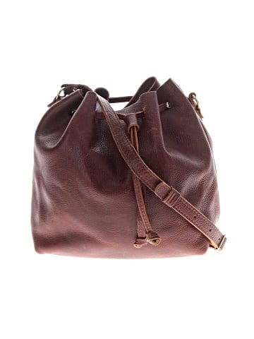 Portland Leather Goods Leather Bucket Bag (view 1)