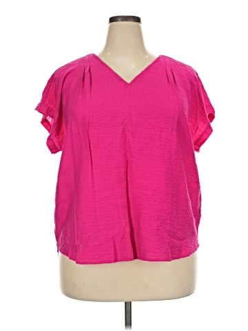 Simply Vera Vera Wang Short Sleeve Blouse (view 1)