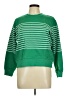 MNG Stripes Green Pullover Sweater Size M - photo 1