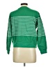 MNG Stripes Green Pullover Sweater Size M - photo 2