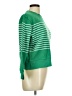 MNG Stripes Green Pullover Sweater Size M - photo 4