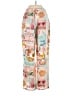 Paper Heart Print Ivory Casual Pants Size 00 - photo 2