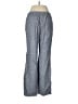 Kim Rogers Chevron-herringbone Gray Linen Pants Size 8 - photo 2