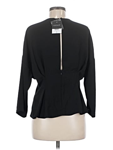Topshop Long Sleeve Blouse (view 2)