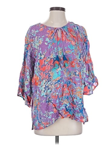 Tolani 3/4 Sleeve Blouse (view 1)