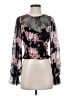 Free People Black Long Sleeve Blouse Size S - photo 1