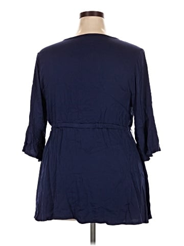 Torrid 3/4 Sleeve Blouse (view 2)