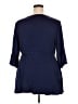 Torrid Blue 3/4 Sleeve Blouse Size 2X Plus (2) - photo 2