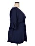 Torrid Blue 3/4 Sleeve Blouse Size 2X Plus (2) - photo 4