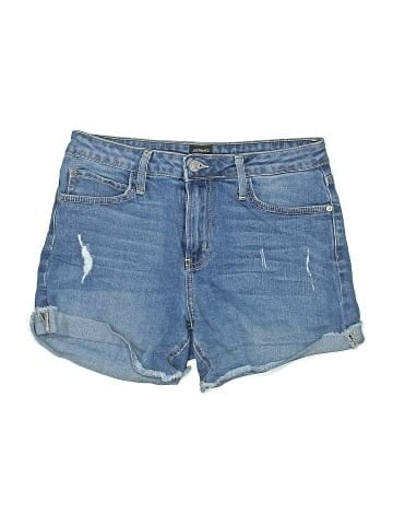 Just Black Denim Shorts (view 1)