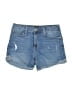 Just Black Blue Denim Shorts Size 27 waist - photo 1