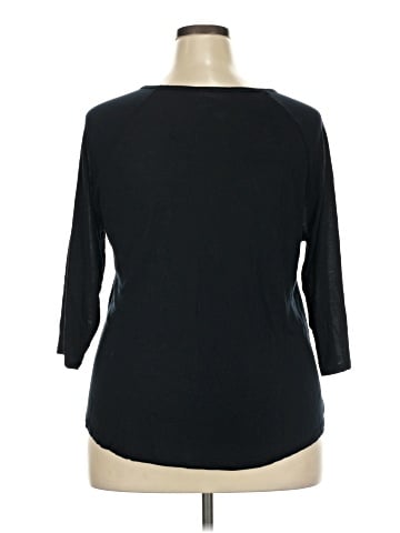 Lane Bryant Outlet 3/4 Sleeve T-Shirt (view 2)