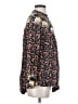Free People Floral Black Long Sleeve Blouse Size S - photo 4