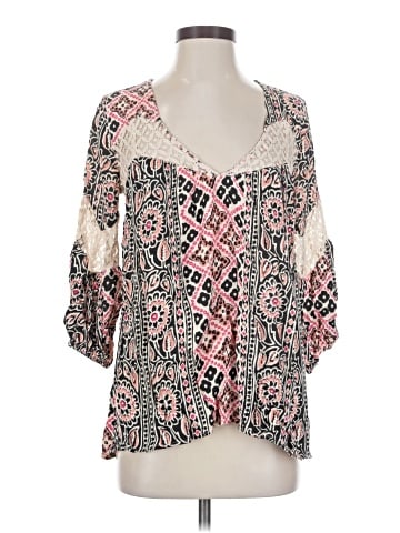 Free People 3/4 Sleeve Blouse (view 1)