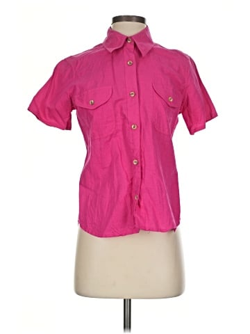 Adolfo Short Sleeve Blouse (view 1)