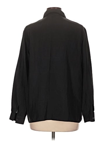 Newport News Long Sleeve Silk Top (view 2)