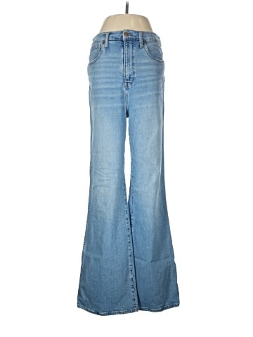 Madewell High-Rise Flare Jeans in Caine Wash (view 1)