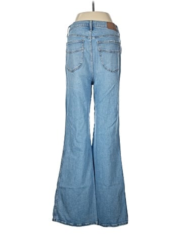 Madewell High-Rise Flare Jeans in Caine Wash (view 2)