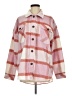 Kensie 100% Polyester Plaid Pink Jacket Size M - photo 1