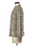 Shein 100% Polyester Animal Print Tan Long Sleeve Blouse Size M - photo 5