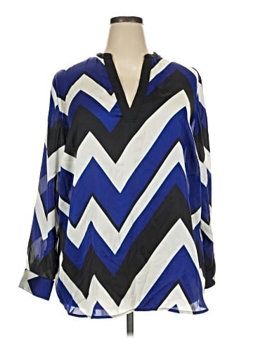 Lauren by Ralph Lauren Long Sleeve Blouse (view 1)