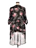 Torrid 100% Polyester Black Casual Dress Size 2X Plus (2) - photo 2