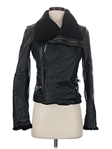 Badgley Mischka Leather Jacket (view 1)