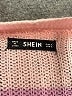 Shein 100% Acrylic Color Block Pink Cardigan Size S - photo 7