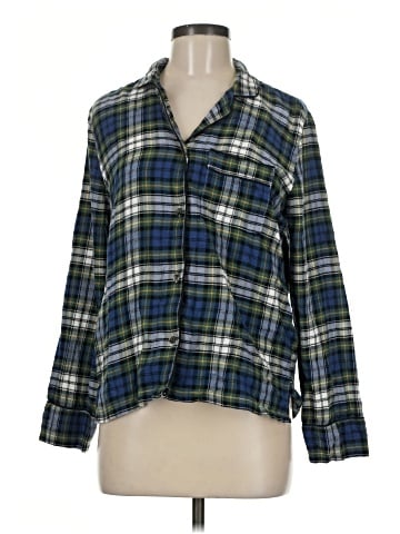 Gap Body 3/4 Sleeve Button-Down Shirt (view 1)