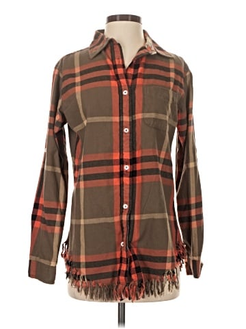 Tizzie Long Sleeve Button-Down Shirt (view 1)