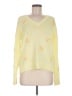 Lilly Pulitzer 100% Cotton Hearts Yellow Pullover Sweater Size M - photo 1