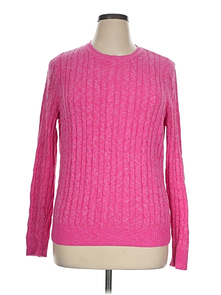 Pre-owned Kim Rogers Pullover Sweater In Pink