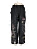 Johnny Was 100% Linen Graphic Black Linen Pants Size S - photo 1