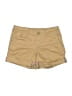 E-Land Solid Tan Khaki Shorts Size S - photo 1