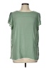 Ann Taylor LOFT Outlet 100% Polyester Green Short Sleeve Blouse Size L - photo 1